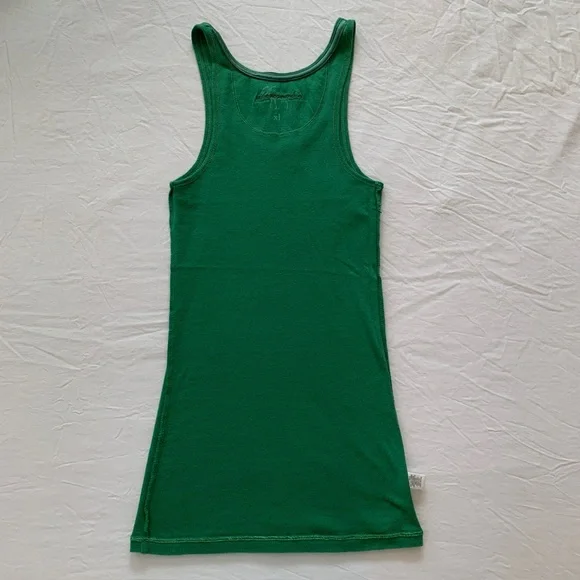 Abercrombie Ribbed Green Tank Top Juniors - Picture 10 of 15
